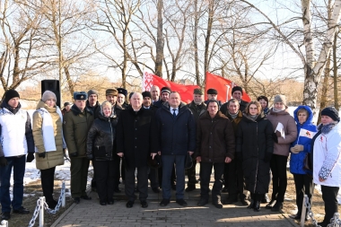 Митинг, посвященный 34-й годовщине вывода советских войск из Афганистана