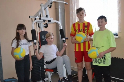 Хотимский ФСК пополнился новым спортивным инвентарем
