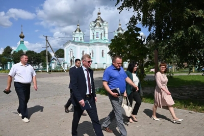 Сегодня Хотимский район посетил Геннадий Болбатовский, директор Республиканского центра по оздоровлению и санаторно-курортному лечению населения