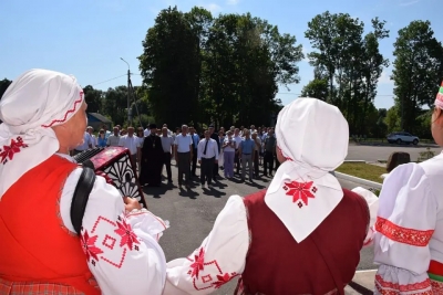 Сегодня состоялось выездное совместное заседание президиума Хотимского районного Совета депутатов и Хотимского районного исполнительного комитета