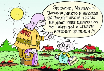 Безопасность детей в весенне-летний пожароопасный период!