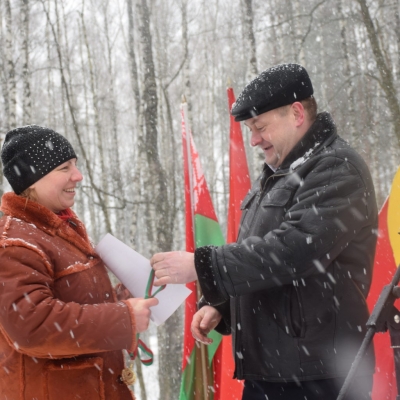 У ХОЦІМСКІМ РАЕНЕ ПРАЙШЛІ СПАБОРНІЦТВЫ  ПА ЛЫЖНЫМ ГОНКАМ