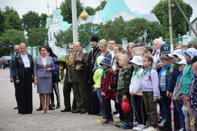 Хотимчане почтили минутой молчания память погибших в годы Великой Отечественной войны