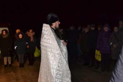 Хацімчане прынялі ўдзел у калядных купаннях